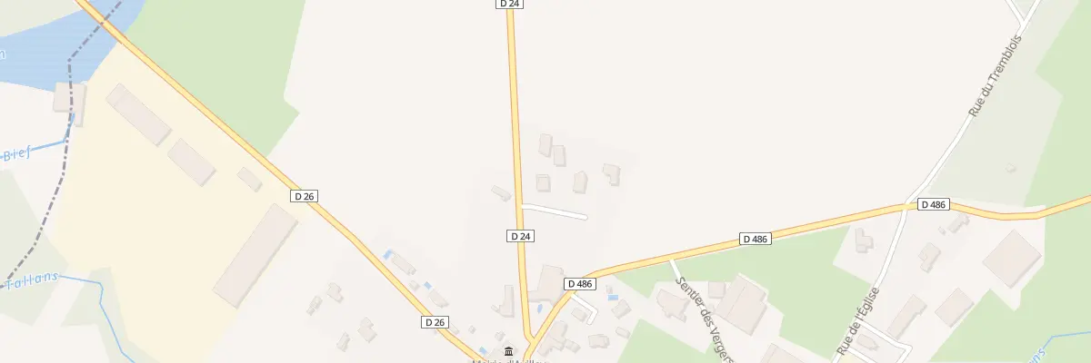 Plan du 4 Rue des Chênevières à Avilley