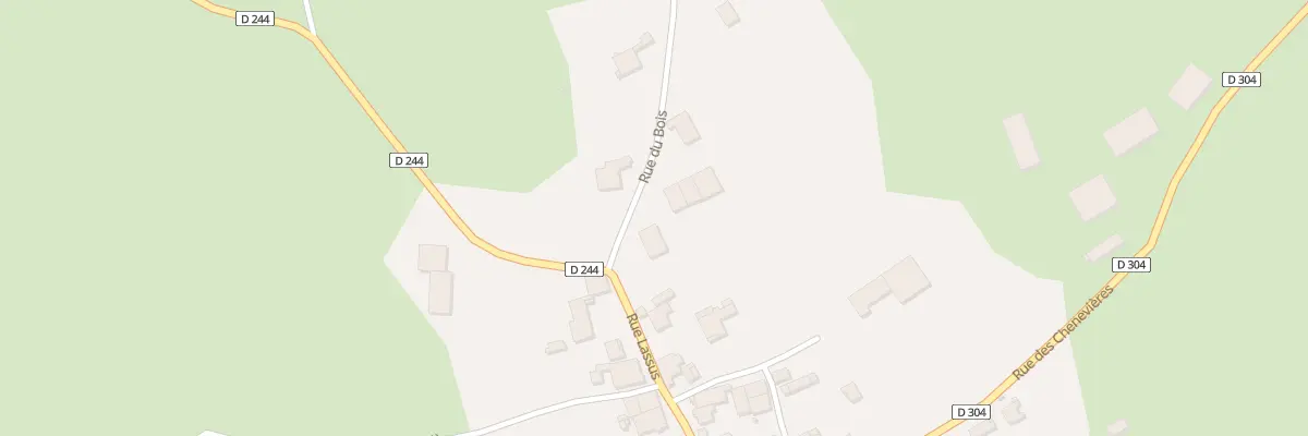 Plan du 4 Rue du Bois à Francalmont