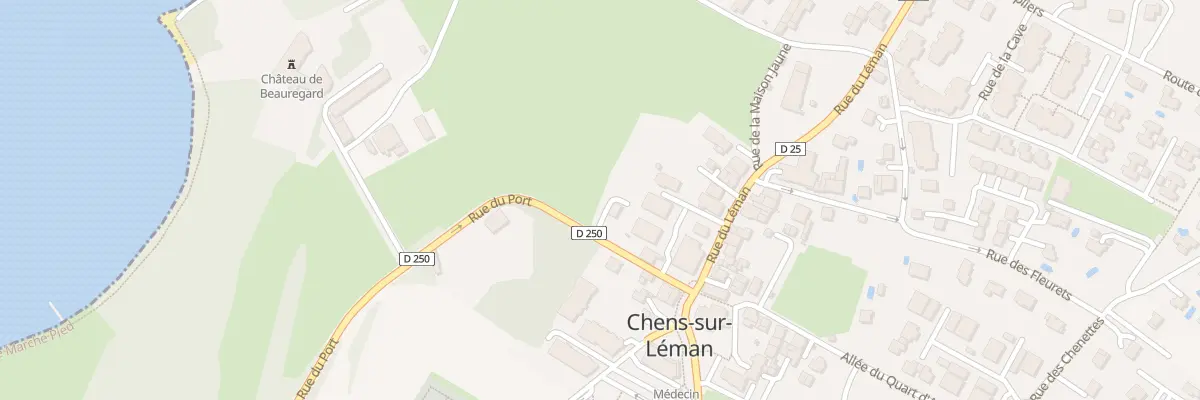 Plan du 1329 Rue du Léman à Chens-sur-Léman