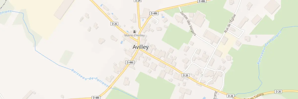 Plan du 1 Rue de Tallans à Avilley