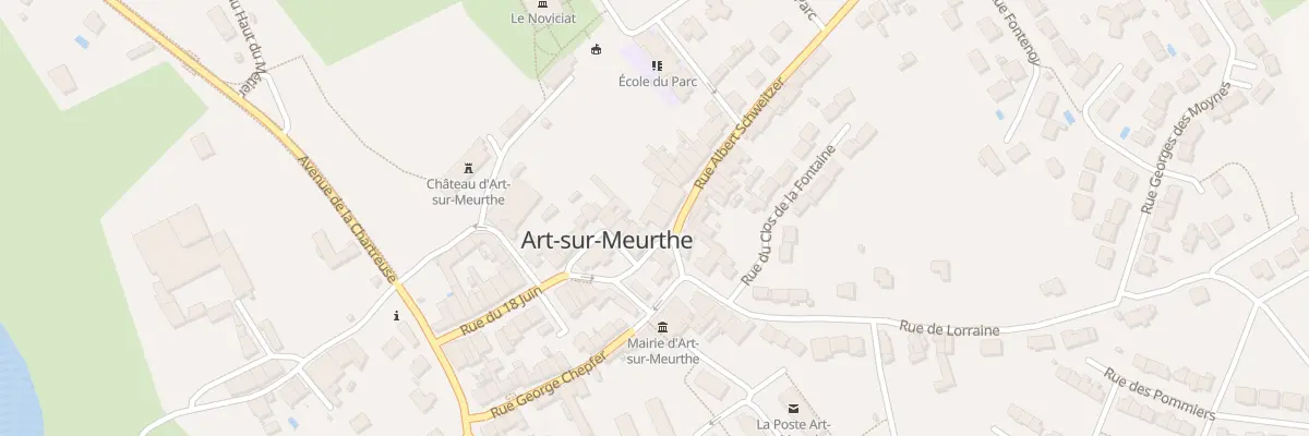Plan du 1 Rue Albert Schweitzer à Art-sur-Meurthe