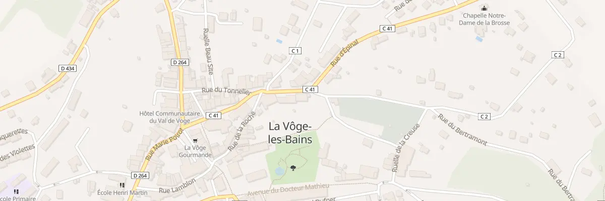 Plan du 12 Rue d’Epinal à La Vôge-les-Bains