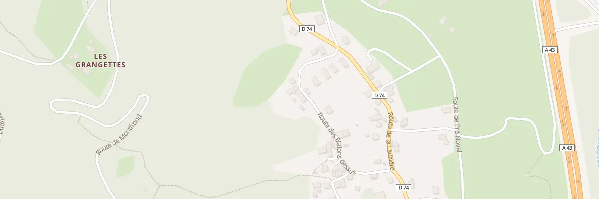 Plan du 205 Che des Etalons dessus à Saint-Rémy-de-Maurienne