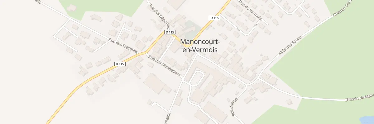 Plan du 6 Rue de Sonnini à Manoncourt-en-Vermois