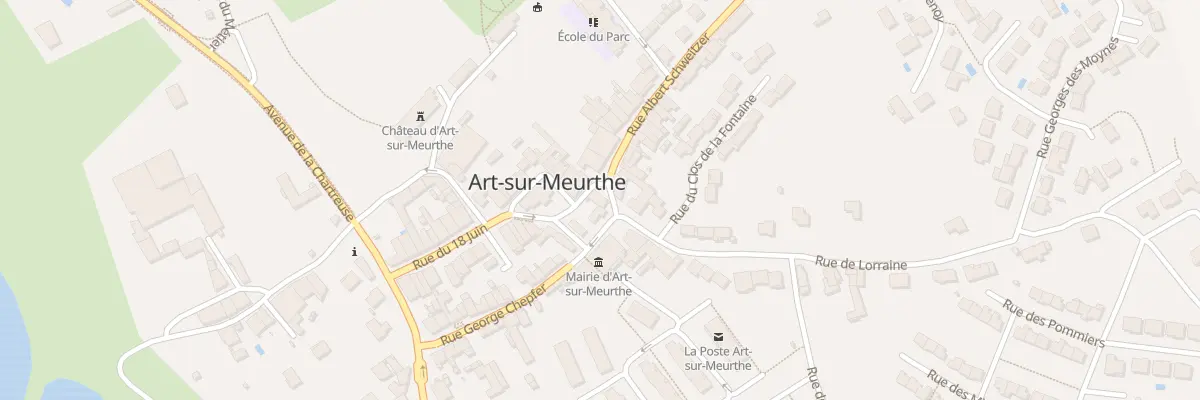 Plan du 4 Rue Albert Schweitzer à Art-sur-Meurthe
