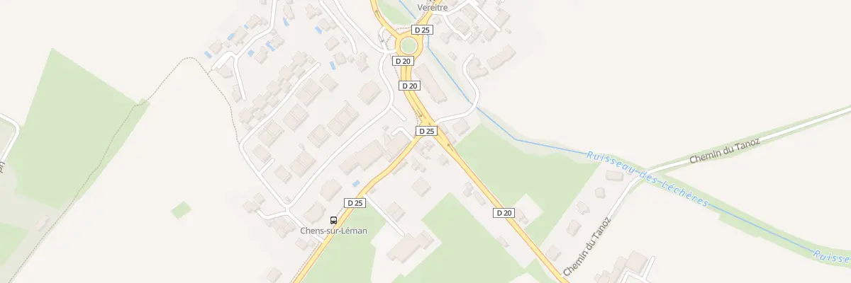 Plan du 1277 Rte du Lac à Chens-sur-Léman