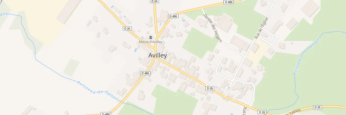 Plan du 3 Rue de Tallans à Avilley