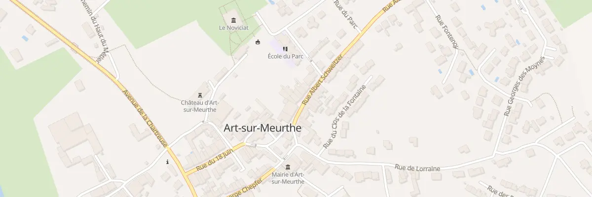 Plan du 5 Rue Albert Schweitzer à Art-sur-Meurthe