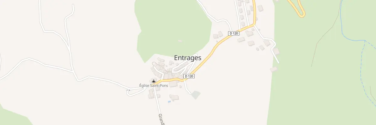 Plan du 7013 Le Village à Entrages