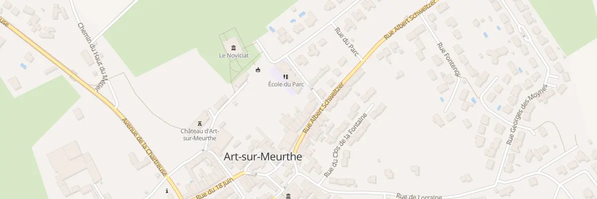 Plan du 13 Rue Albert Schweitzer à Art-sur-Meurthe