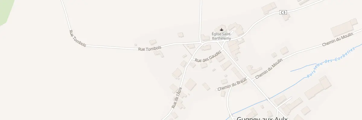 Plan du 3 Rue de l’Atre à Gugney-aux-Aulx