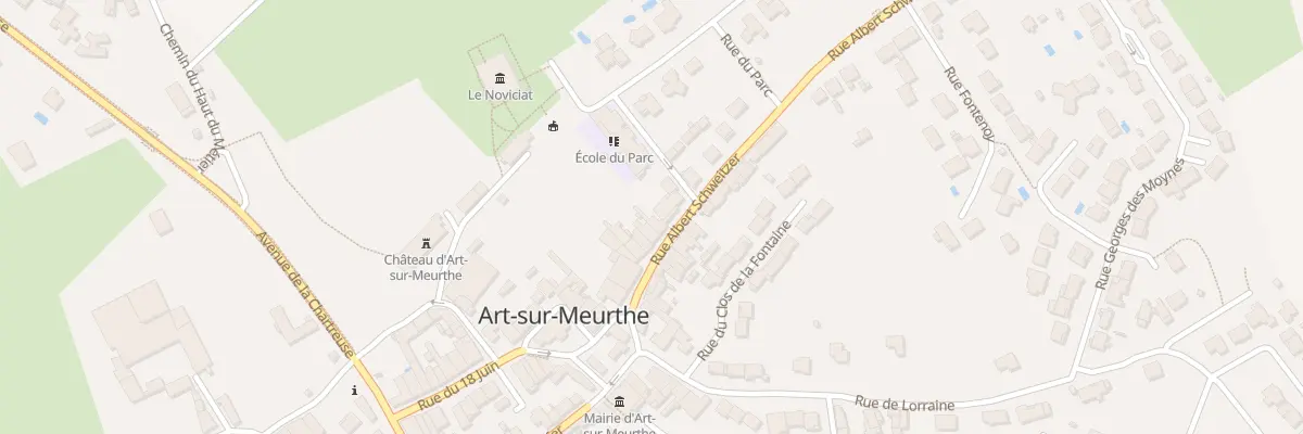 Plan du 11 Rue Albert Schweitzer à Art-sur-Meurthe