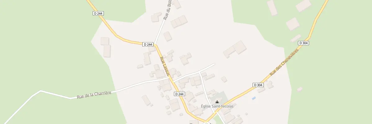Plan du 6 Rue de l’Eglise à Francalmont