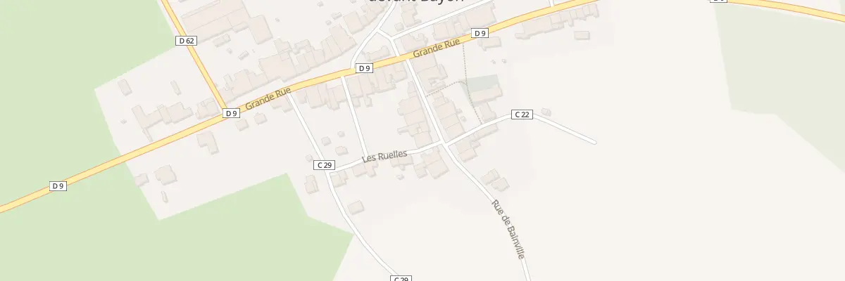 Plan du 8 Rue de Bainville à Laneuveville-devant-Bayon
