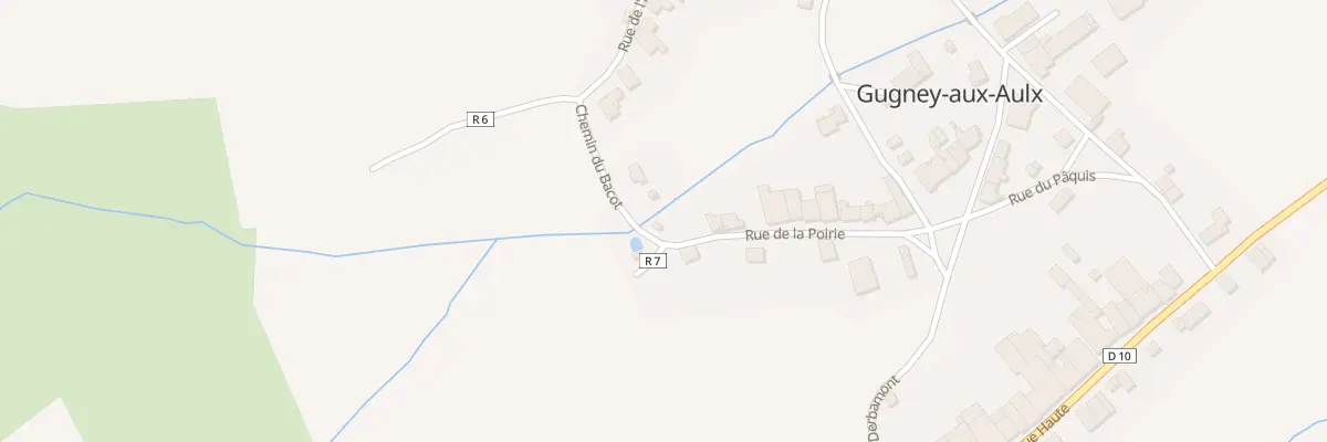 Plan du 5001 Le Village Sud à Gugney-aux-Aulx