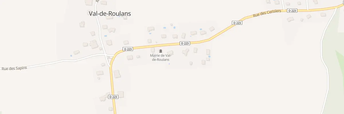 Plan du 8 Rue des Cerisiers à Val-de-Roulans