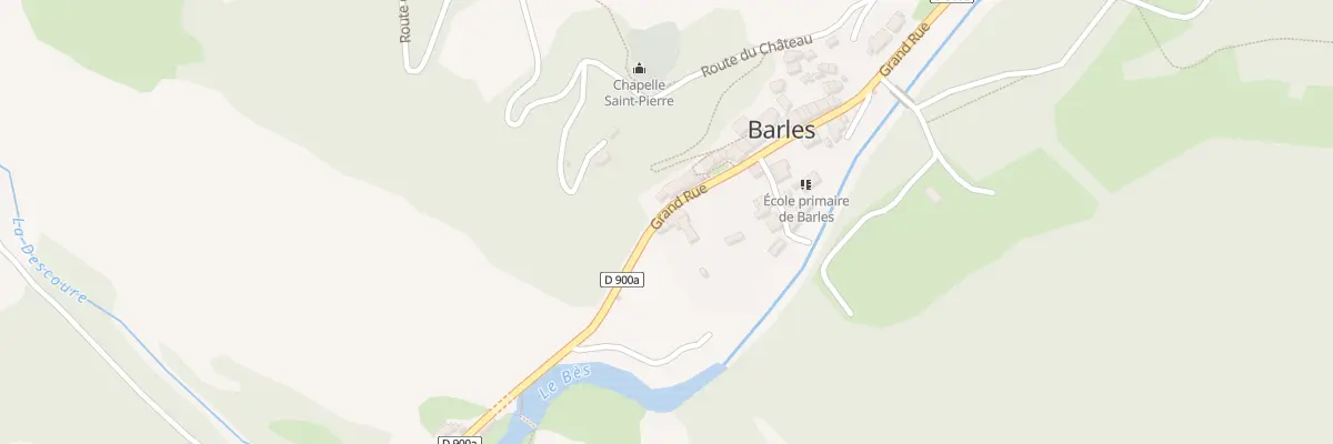 Plan du 5069 Le Village à Barles