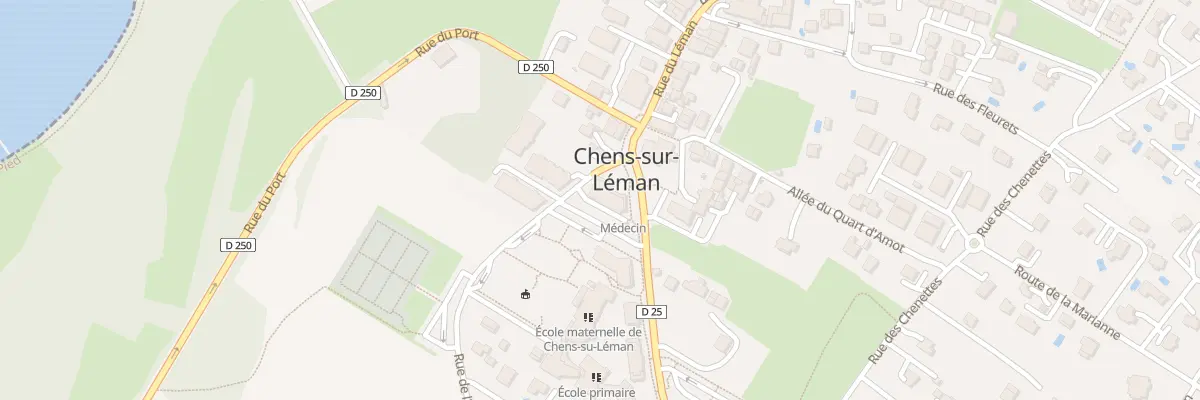 Plan du 1201 Rue du Léman à Chens-sur-Léman