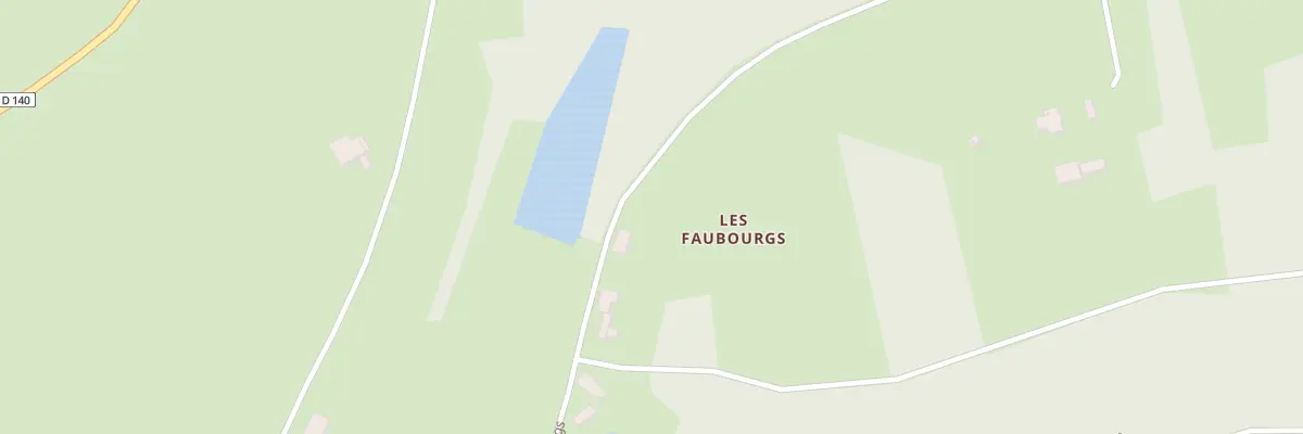 Plan du 14 Rue des Faubourgs à Mailleroncourt-Charette