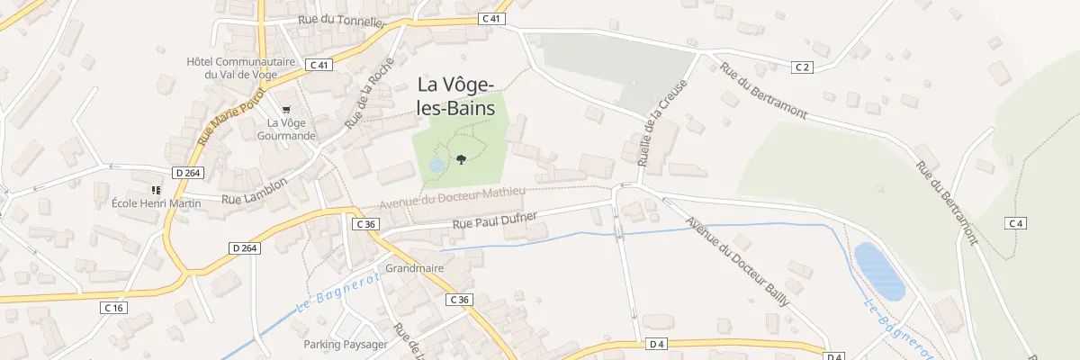 Plan du 9 Av du Docteur Mathieu à La Vôge-les-Bains
