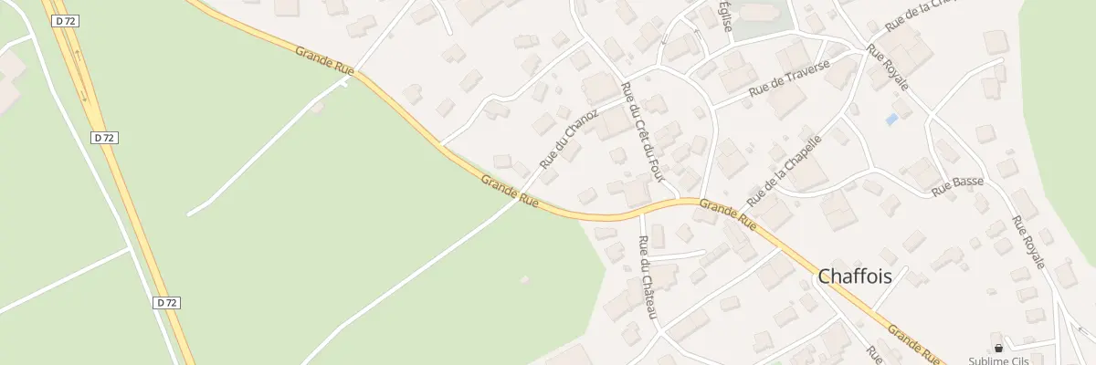 Plan du 9 Rue du Chanoz à Chaffois