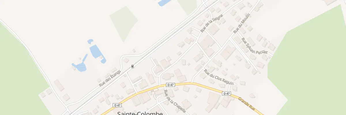 Plan du 5 Rue de la Seigne à Sainte-Colombe