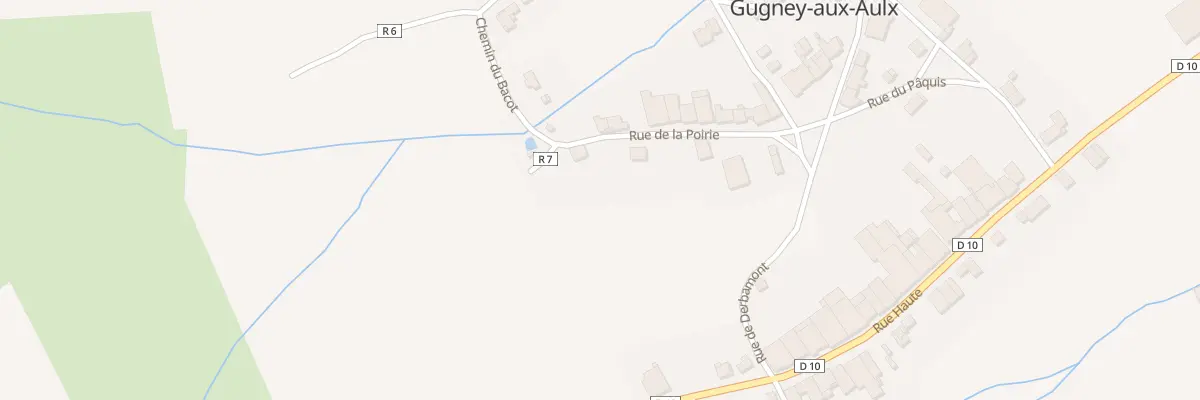 Plan du 5 Rue de la Poirie à Gugney-aux-Aulx