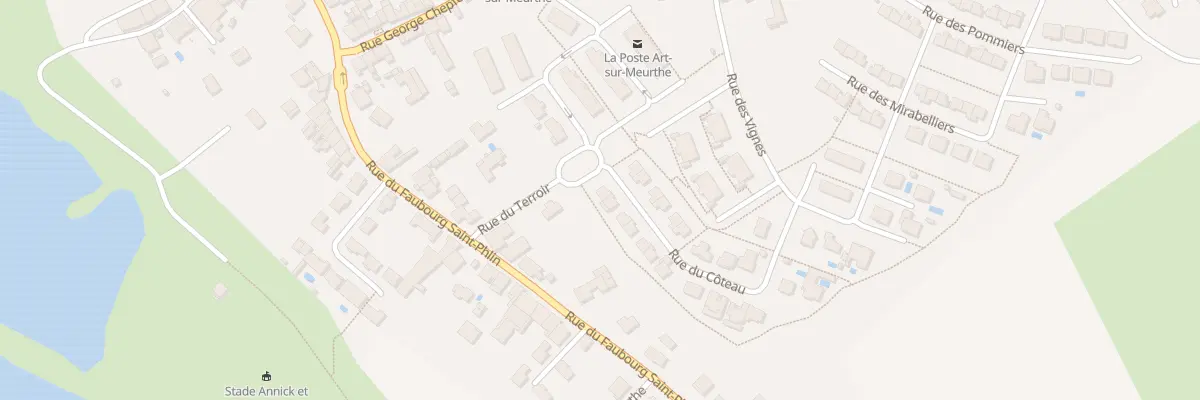 Plan du 9 Rue du Coteau à Art-sur-Meurthe