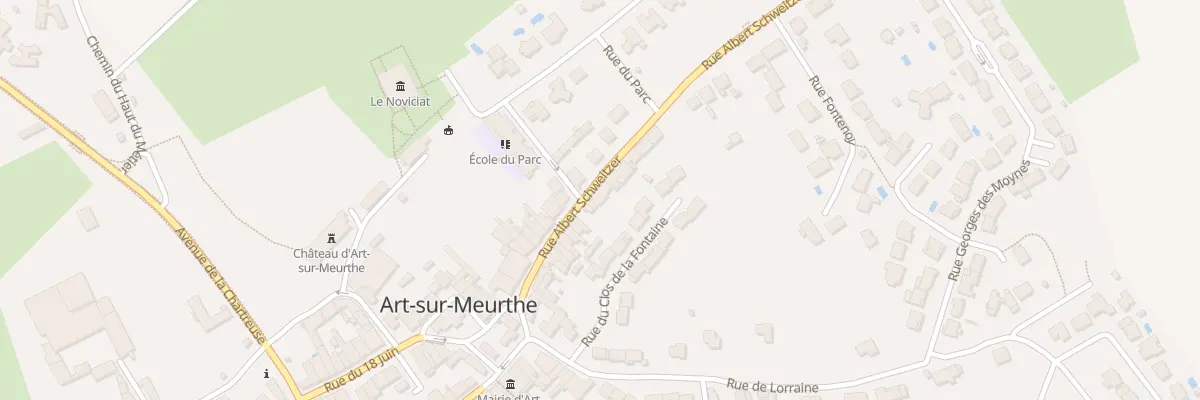 Plan du 22 Rue Albert Schweitzer à Art-sur-Meurthe