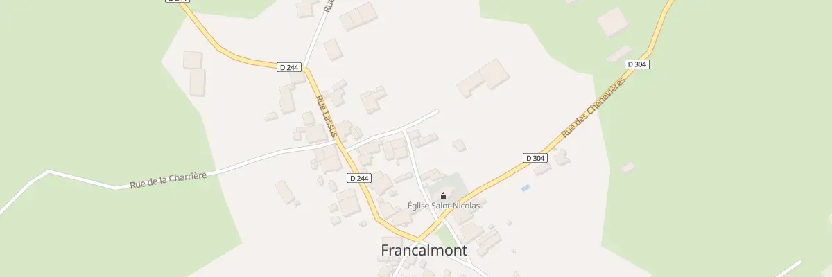 Plan du 4B Rue de l’Eglise à Francalmont