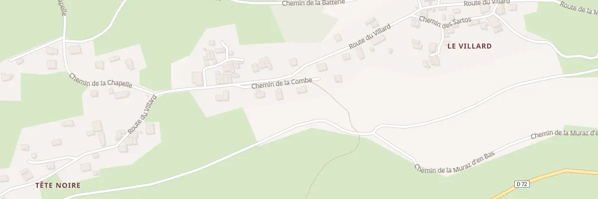 Plan de Champ Branche à Aiton