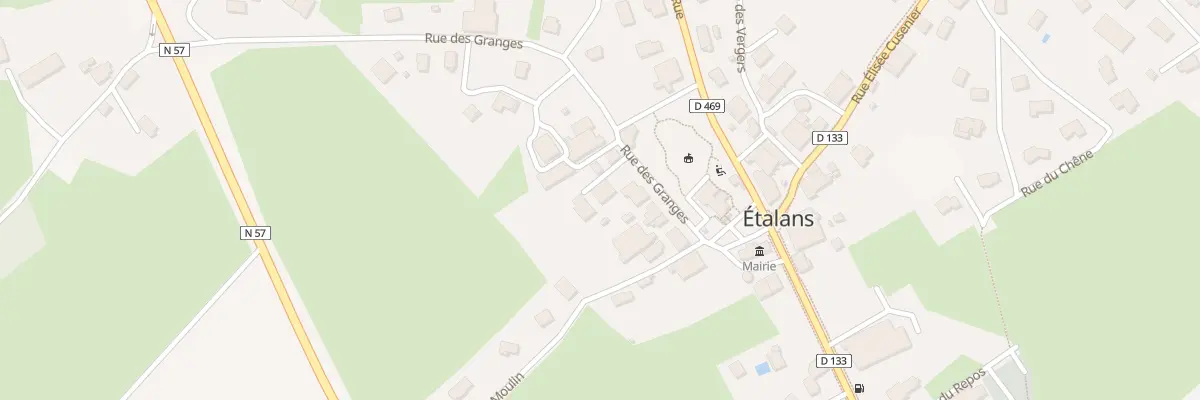 Plan de A l’Ejus à Étalans