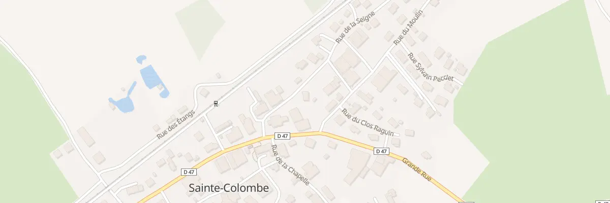 Plan du 2 Rue de la Seigne à Sainte-Colombe