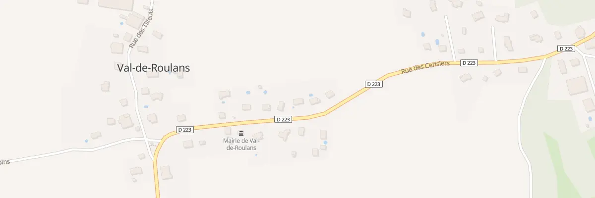 Plan du 13 Rue des Cerisiers à Val-de-Roulans