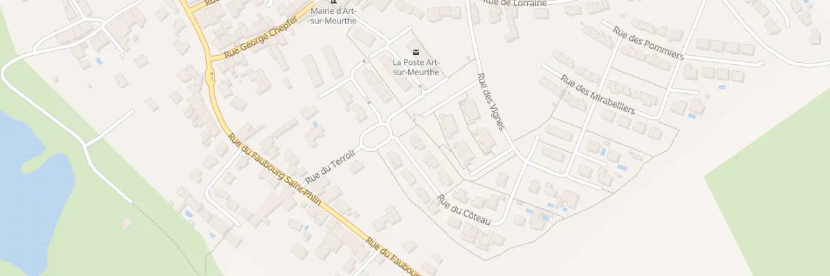 Plan du 2 Rue du Coteau à Art-sur-Meurthe