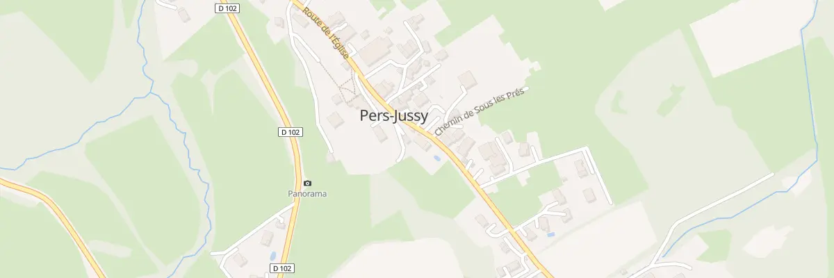 Plan du 396 Rte de l’Église à Pers-Jussy
