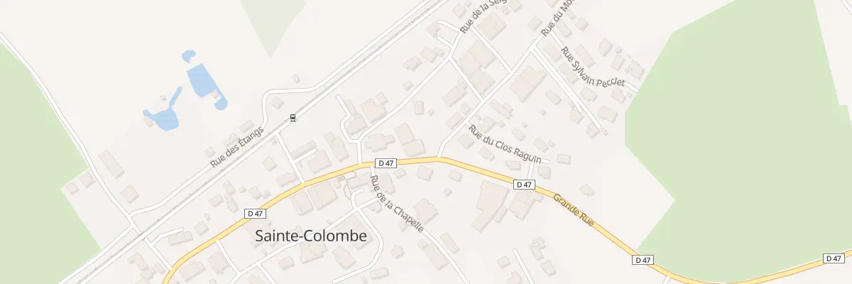 Plan du 8 Gr Grande Rue à Sainte-Colombe