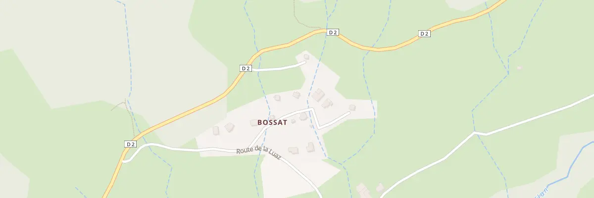 Plan du 87 Che du Bossa à Fillière