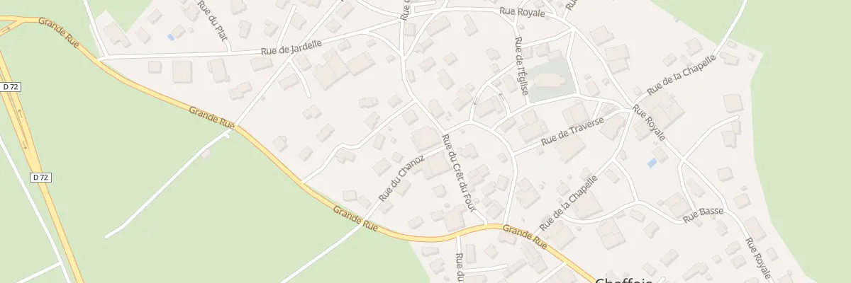 Plan du 4 Rue du Chanoz à Chaffois