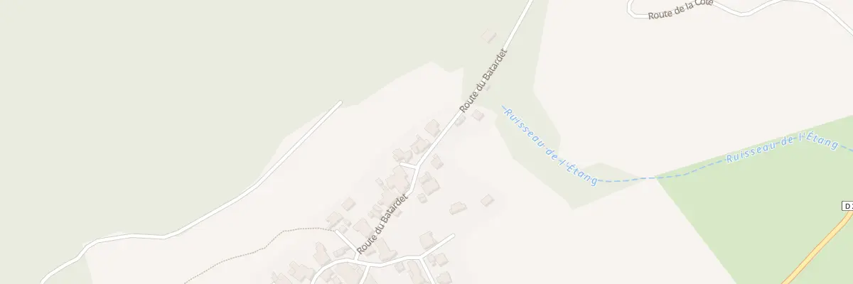 Plan du 157 Rte du Batardet à Montailleur