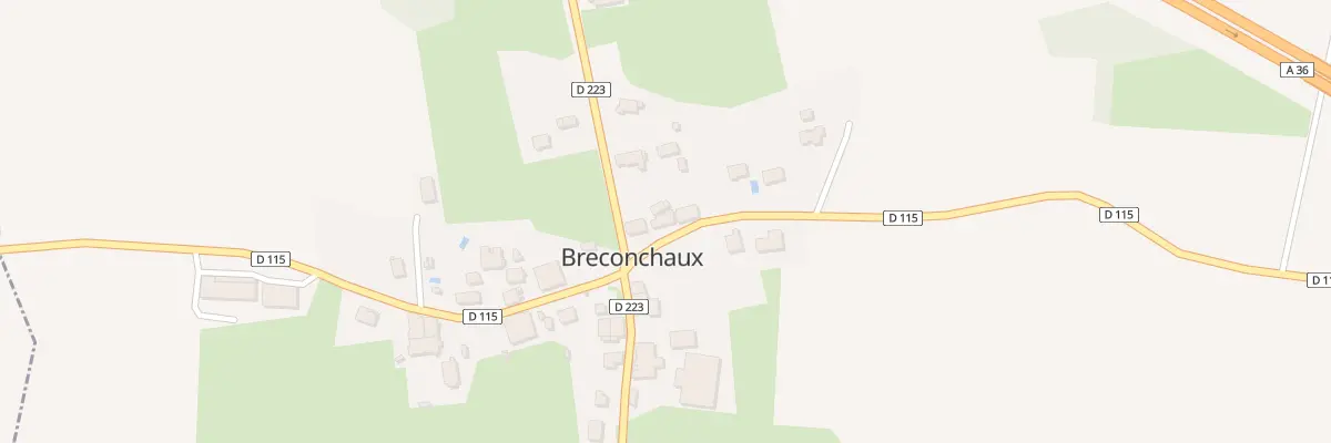 Plan du 3 Rue de la Corvée à Breconchaux
