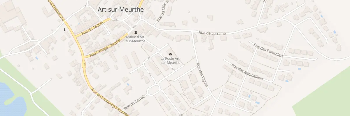 Plan du 2 Esp du Coteau des Vignes à Art-sur-Meurthe