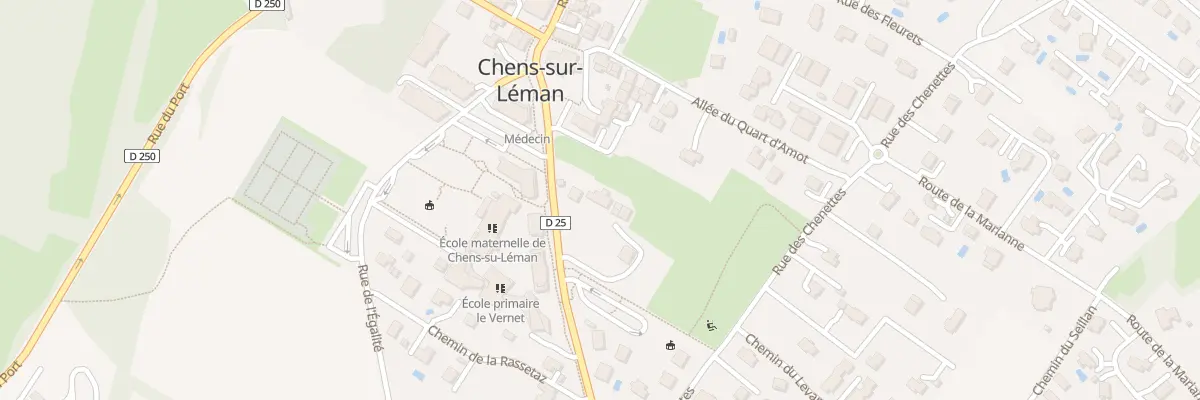 Plan du 1114B Rue du Léman à Chens-sur-Léman