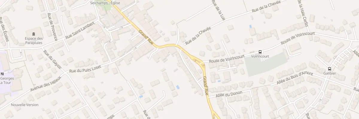 Plan du 6 Rue du Point du Jour à Seichamps