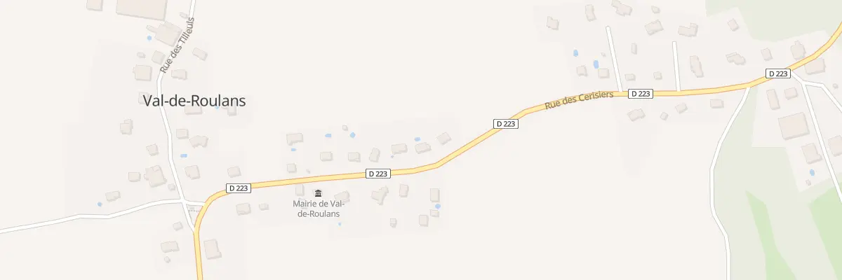 Plan du 15 Rue des Cerisiers à Val-de-Roulans