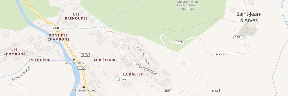 Plan du 5248A Res Les Choucas à Saint-Jean-d’Arves