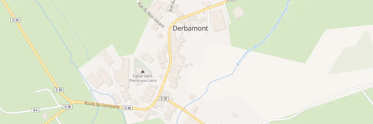 Plan du 12 Rue de l’Eglise à Derbamont