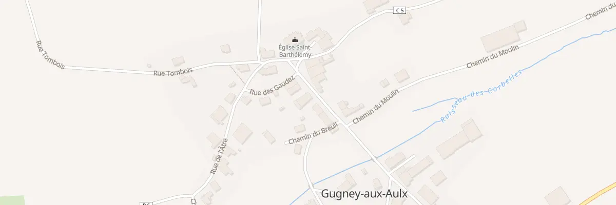 Plan du 4 Rue de l’Eglise à Gugney-aux-Aulx