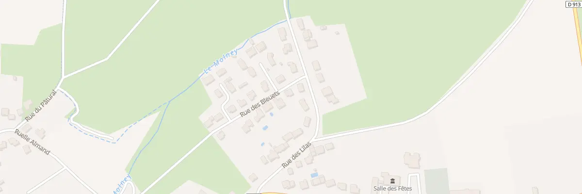 Plan du 1 Rue des Bleuets à Leyr
