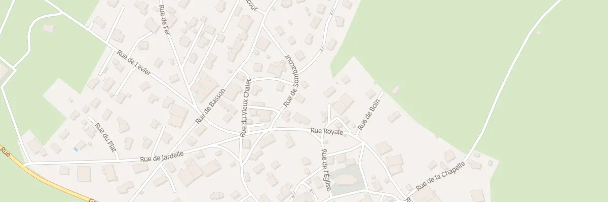 Plan du 18 Rue de Sombacour à Chaffois